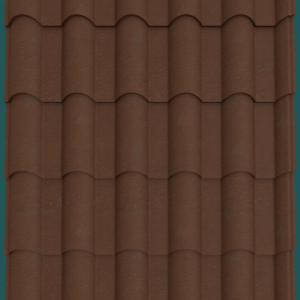 Elegantile 28G Brick Red Textured Roofing Sheet