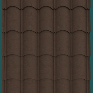 Orientile 28G Chocolate Textured Roofing Sheet