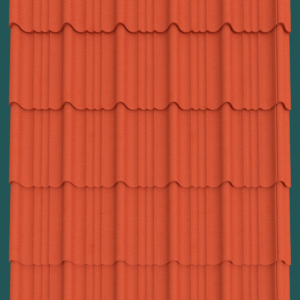 Versatile 28G Tile Red Textured Roofing Sheet